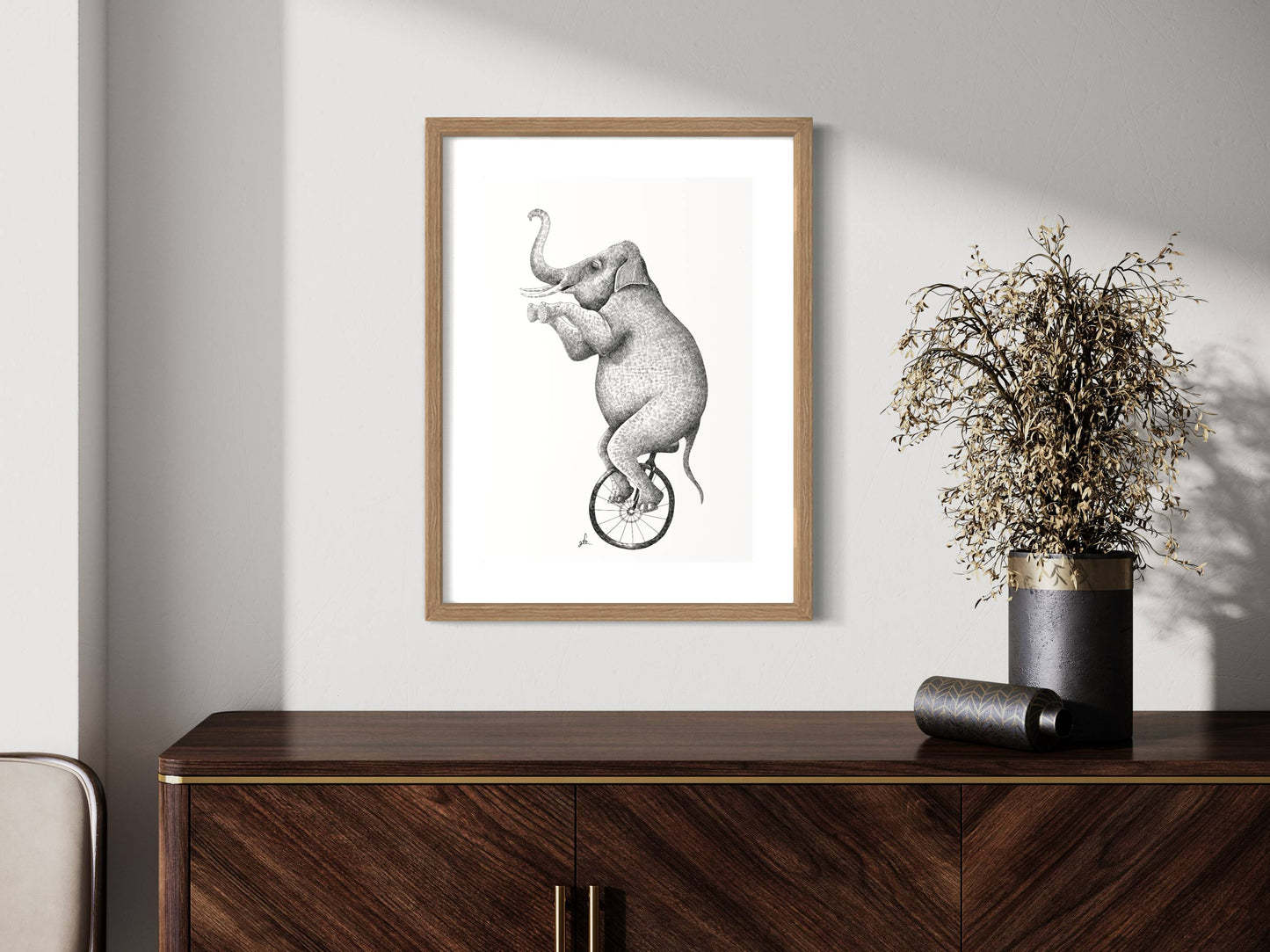 Elephant Circus | Wall art print