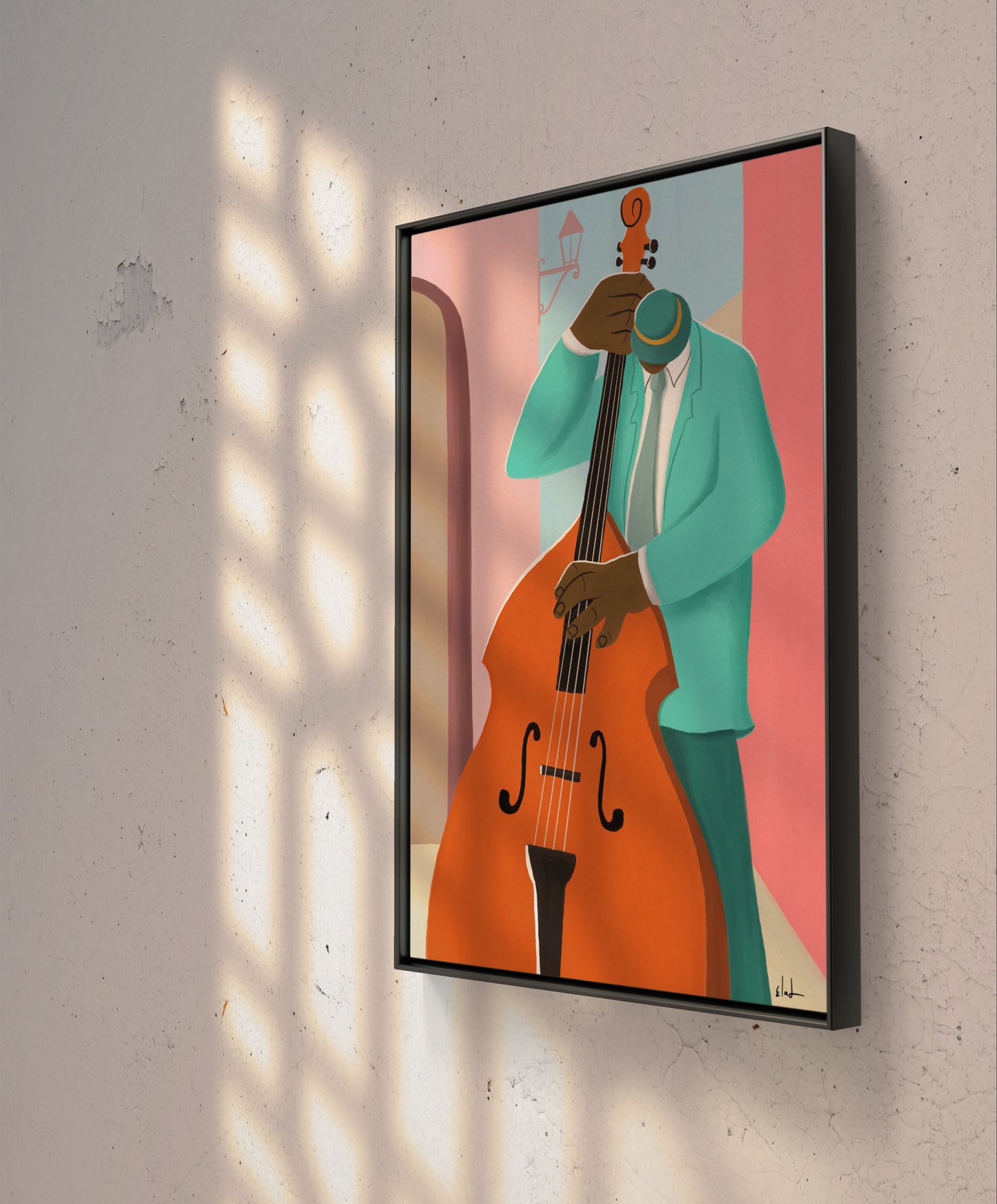 Contrabass Player | Wall art print