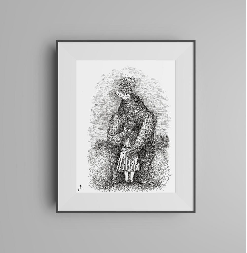 Hug | Wall art print