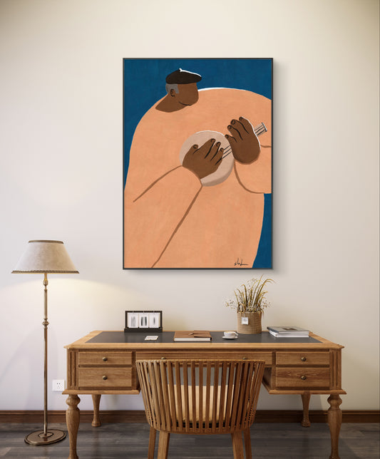 Blue Rhythm | Wall art print