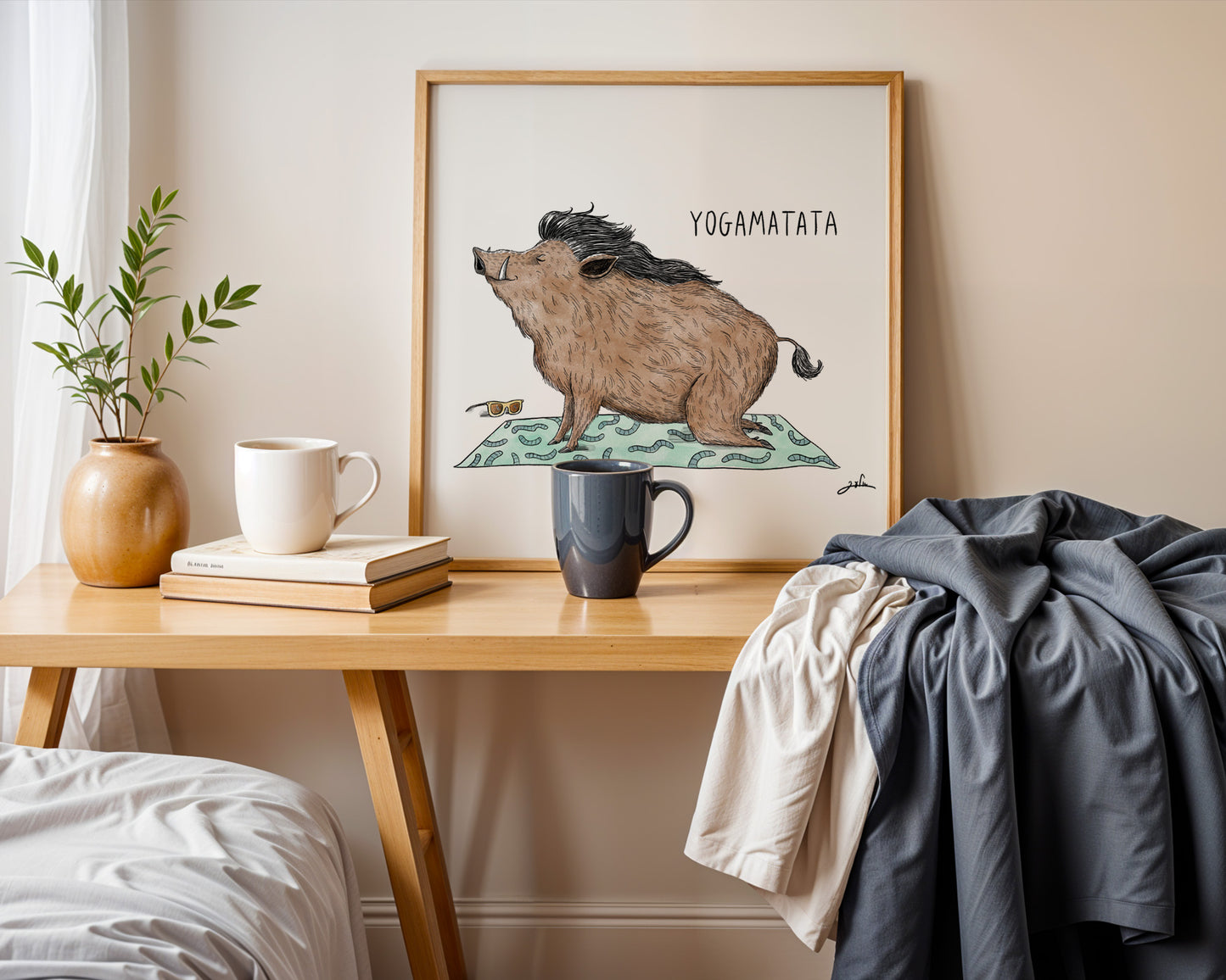 Yogamatata | Wall art print