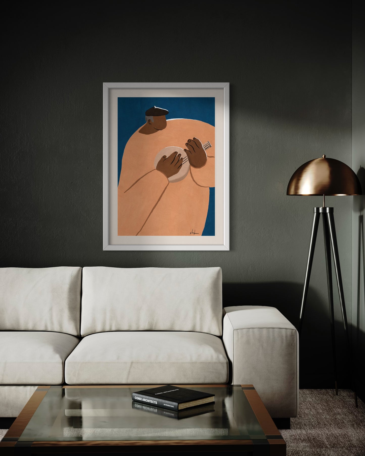 Blue Rhythm | Wall art print