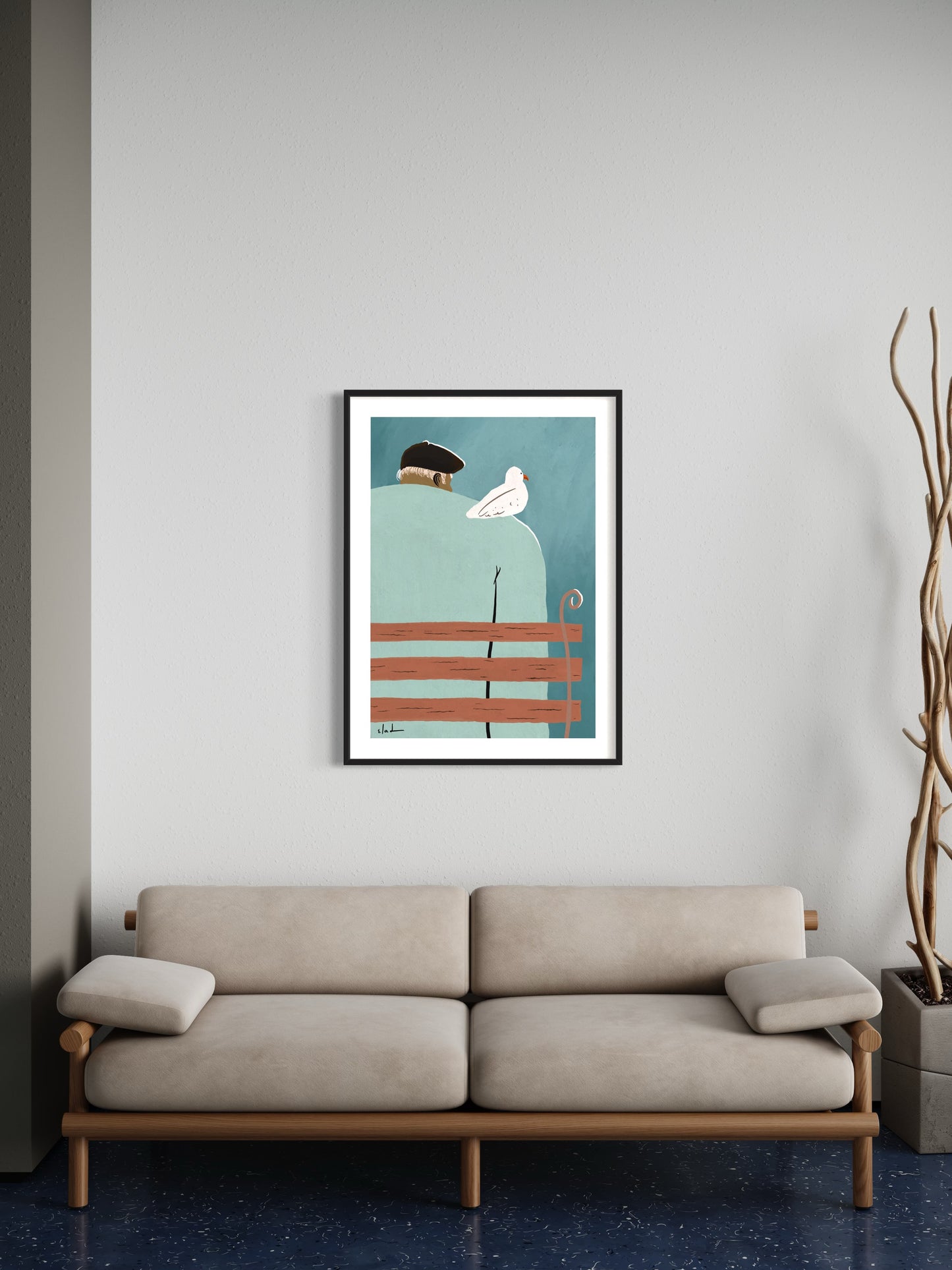 Loneliness | Wall art print