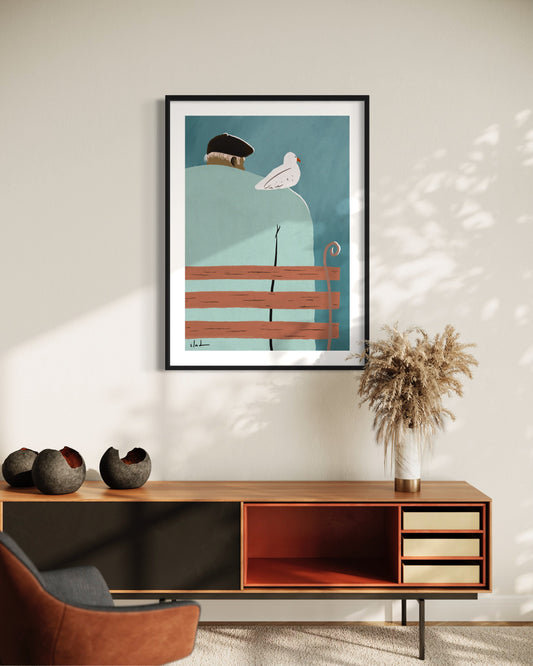 Loneliness | Wall art print
