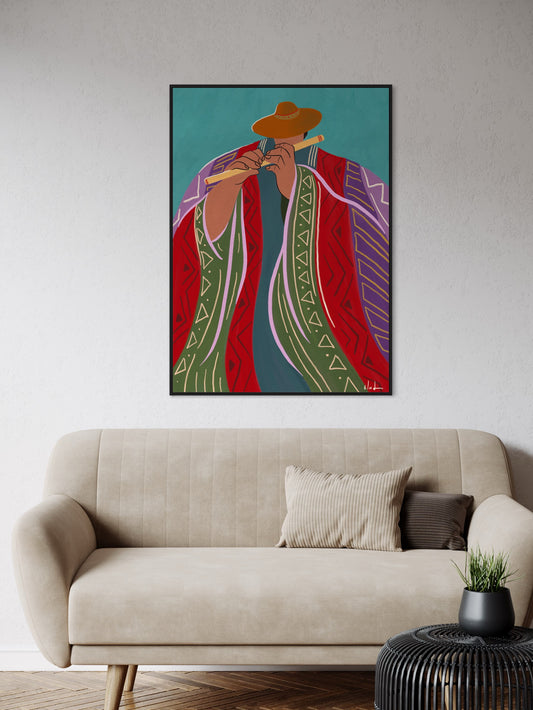 Andes Flaute | Wall art print
