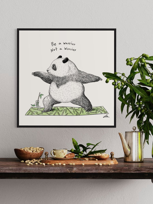Panda Yoga | Wall art print