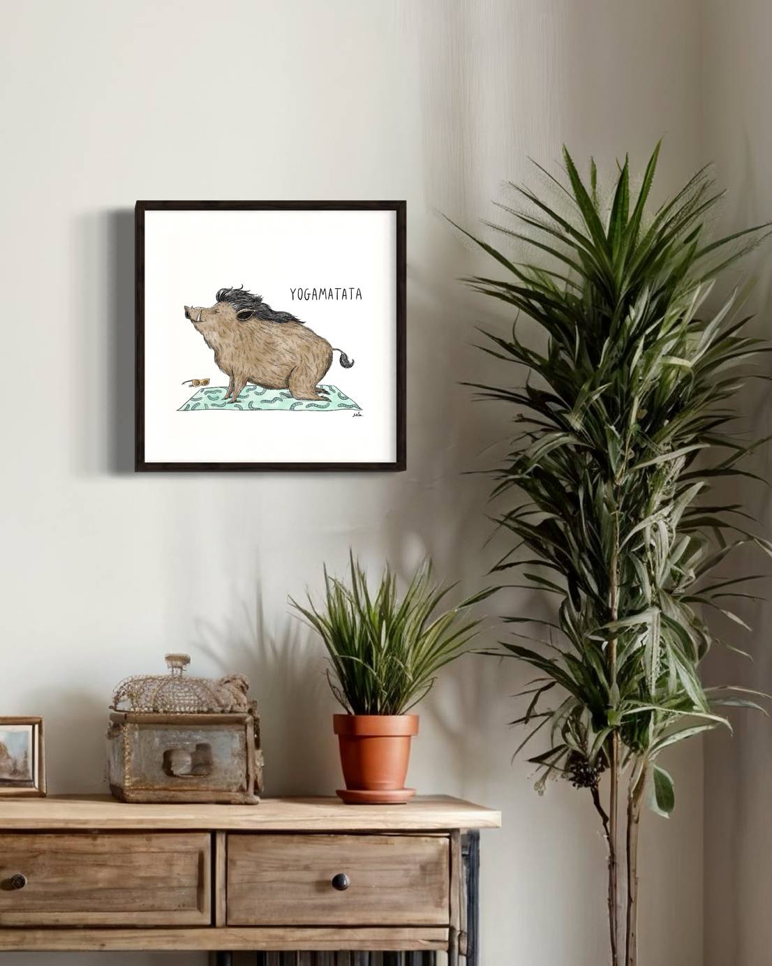 Yogamatata | Wall art print