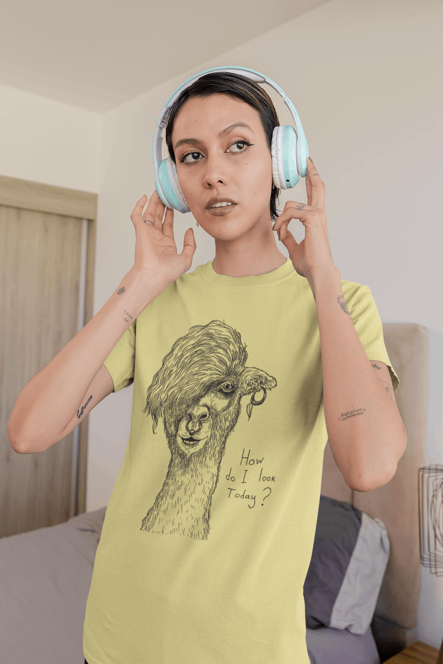 Lama Hipster | T-Shirt