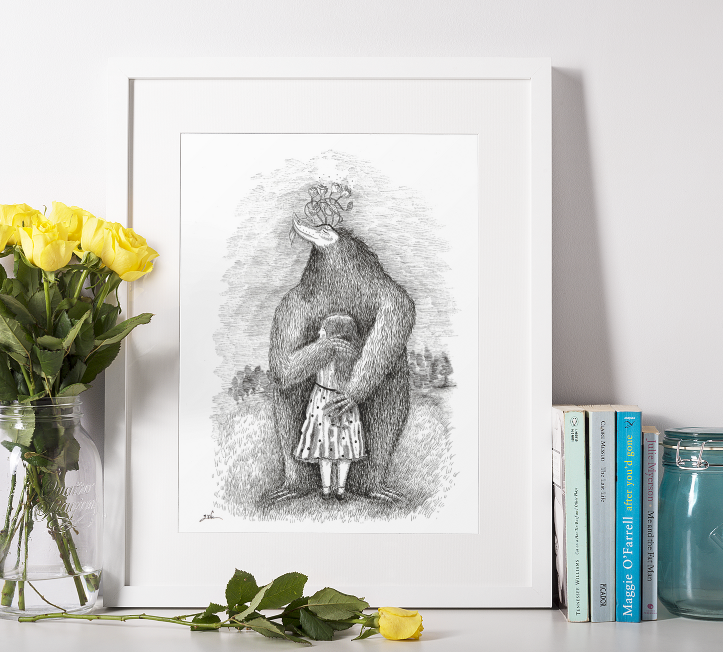 Hug | Wall art print