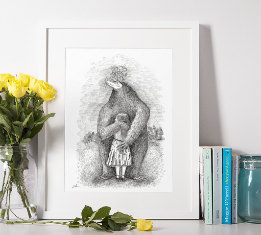 Hug | Wall art print